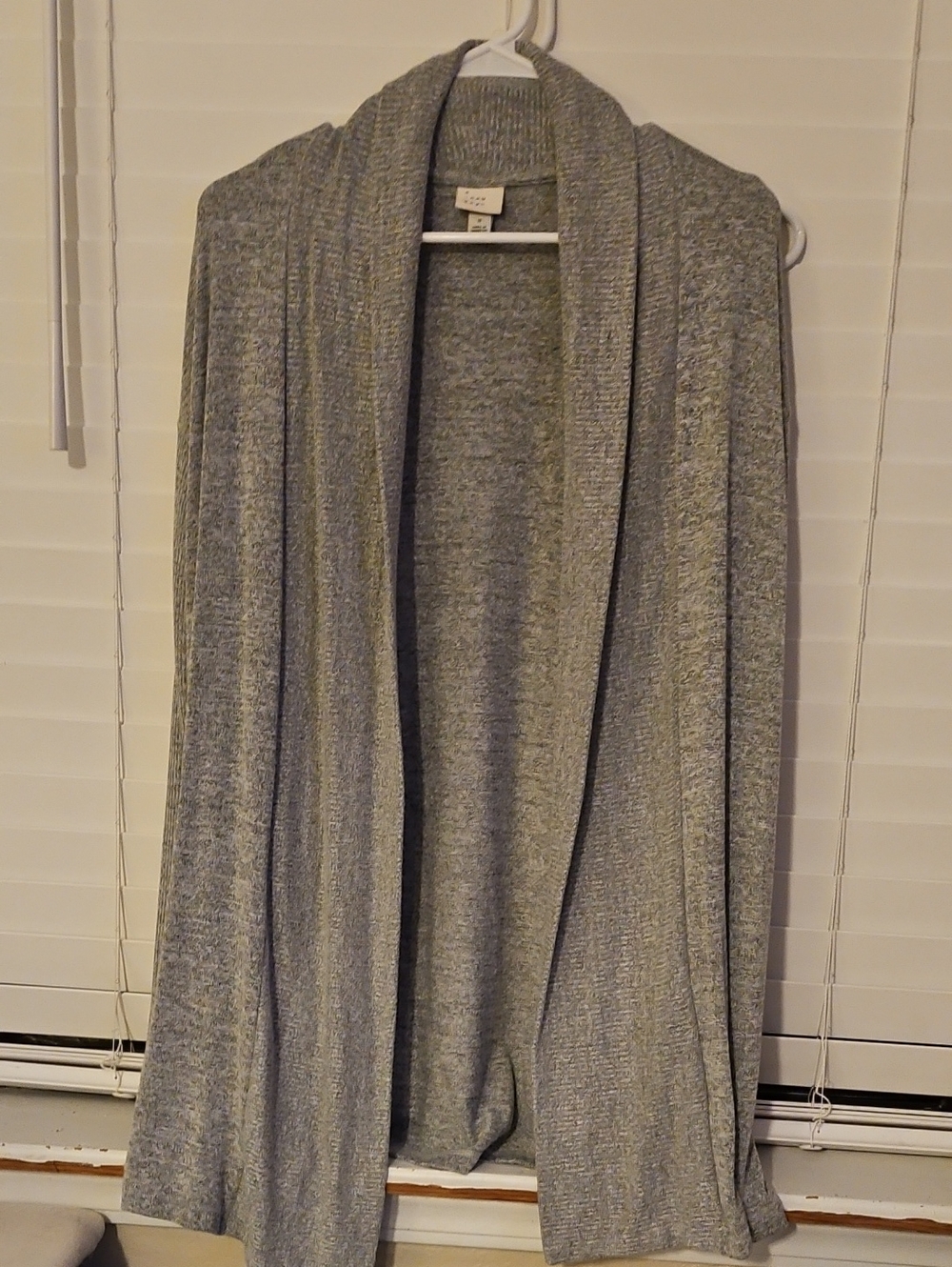a new day Gray Open-Front Women's Cardigan